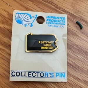 Vintage '90s Penn State lapel pin "Nittany Lion Country"